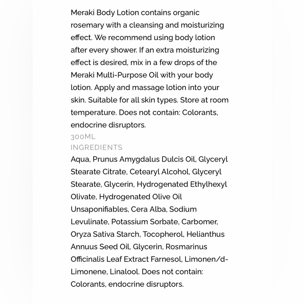 Meraki BodyWash & BodyCream Set - Picture 6 of 6
